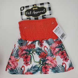 Pet Apparel Flamingo Dog Dress